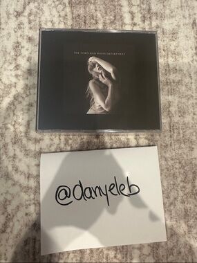 Taylor Swift The Tortured Poets Department Collectors CD The Black Dog Variant